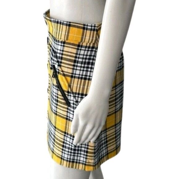 Veronica Beard Plaid Mini Skirt Clueless Cher Academia Preppy Library SZ 10 - Picture 12 of 16